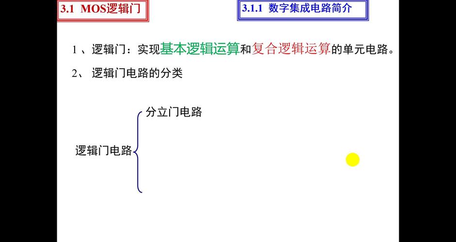 数字电子技术 第3章 逻辑门电路 2